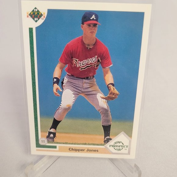 Chipper Jones 1991 Upper Deck Top Prospect Rookie Card #55 - Picture 1 of 3